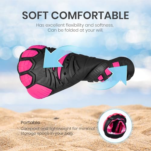 Image of SEEKWAY Barefoot Water Shoes for Kids - Wide Toe Box and Quick-Dry Sand Shoes Toddler for Hiking Swim Beach Pool Kayak Sport Accessories, Camping Essentials Non-Slip for Boys Girls Sizes