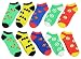 DC Comics Superhero Logos 5 Pair Ankle Socks