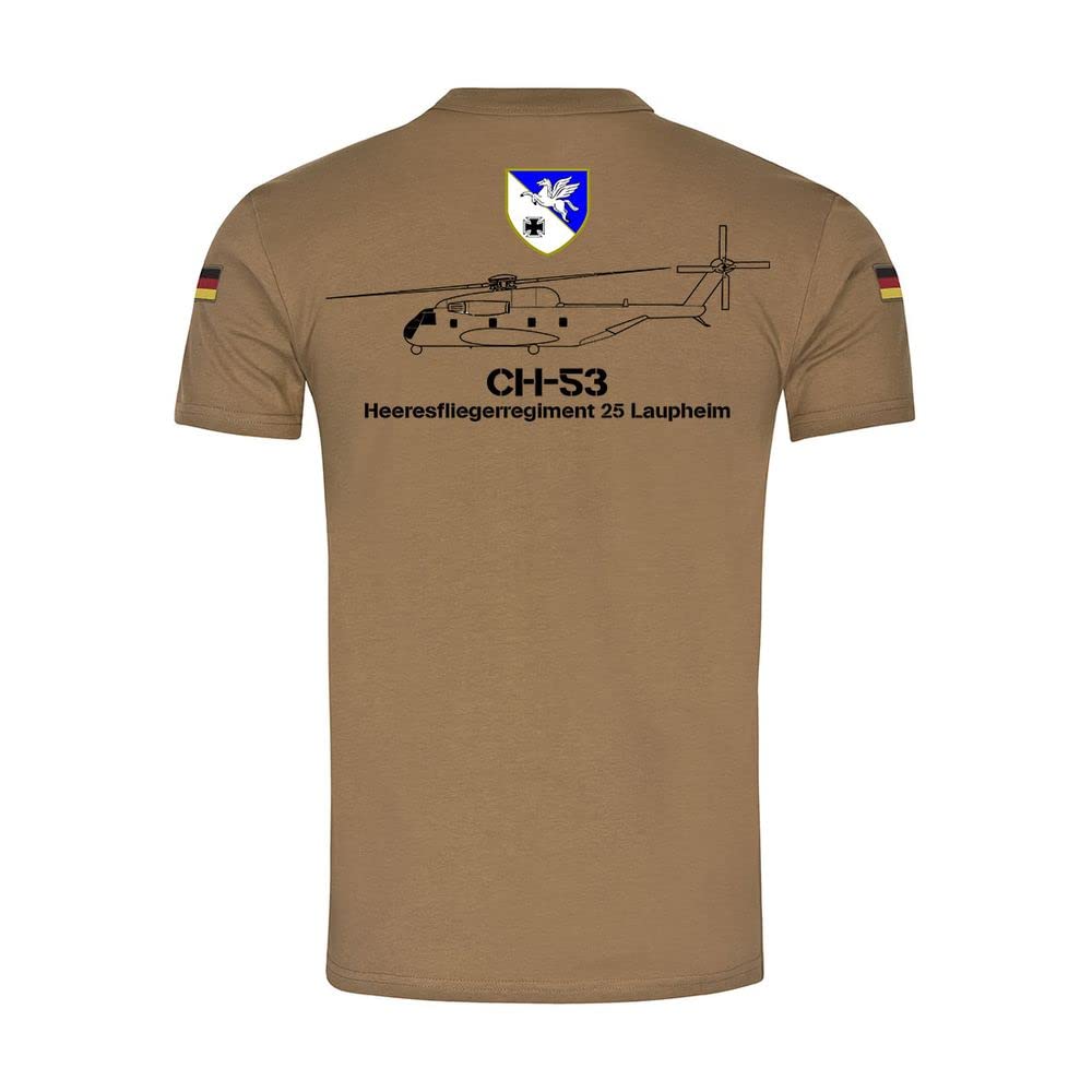 BW Tropen HFlgRgt 25 Heeresfliegerregiment Laupheim Bundeswehr T-Shirt #34482