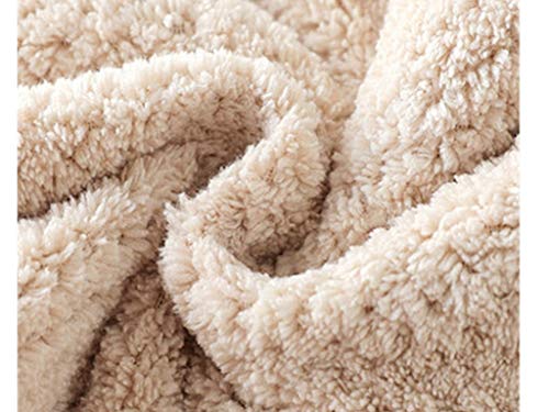 Ivymei Microfiber Hair Drying Towel,Head Towel Wrap Turban Twist,Shower Cap,Dry Hair Cap,Fluffy Pineapple Hair Towel Fleece Head Towel For Women Girl(Khaki) #TOP2