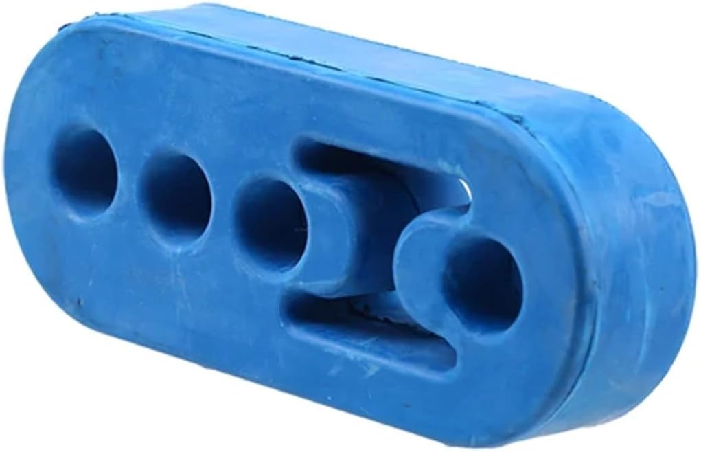 Rubber Exhaust Hanger 3pcs 2-hole And 4-hole Hanging Rack Exhaust Pipe Bracket Rubber Support Suspension Silencer For Cars(4 Holes Yellow)