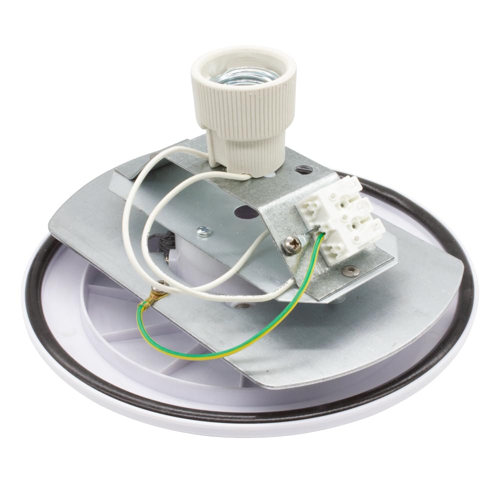 Farola Jardin Difusor Bola Lampara Exterior (Difusor 45 cm + Base E-27) Farolas Exterior Jardin, Globo Difusor Bola Farola Polietileno Blanca para Exterior Luz de Jardin Patio Luces Exteriores