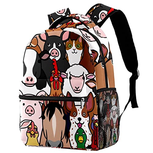 Mochila para portátil resistente al agua de gato y perro para evitar golpes 1
