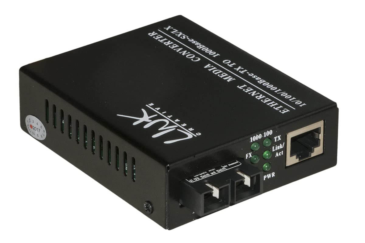 Link lkmcmm10 Media Converter SC LWL-RJ45 – 10/100/1000 Multimode 850 nm
