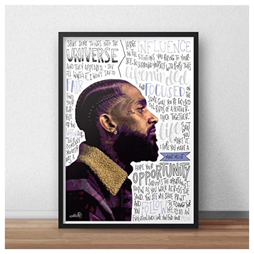 Pósteres/impresiones inspirada en Nipsey Hussle