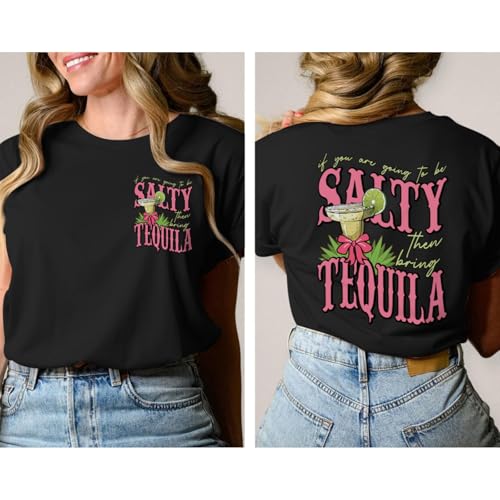 Funny Tequila Shirts for Women Cinco De Mayo Shirt Margarita Drinking Salty Graphic Tees Casual Short Sleeve Tops2