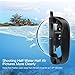 SHOOT Dome Port for DJI OSMO Action 1 Camera - Waterproof Housing Cover Lightweight Stable Dual Handle Stabilizer Easier to Shoot Underwater Photos/Videos, Enlarge Trigger, Overall Waterproof Case
