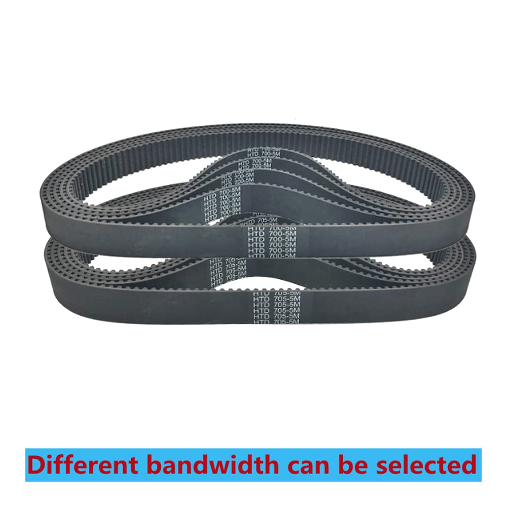 Courroie De Distribution HTD-5M Boucle Fermée GatherTOOL – Lot De 2, Longueur 255mm, Largeur 9mm, Pour Skate électrique, Vélo