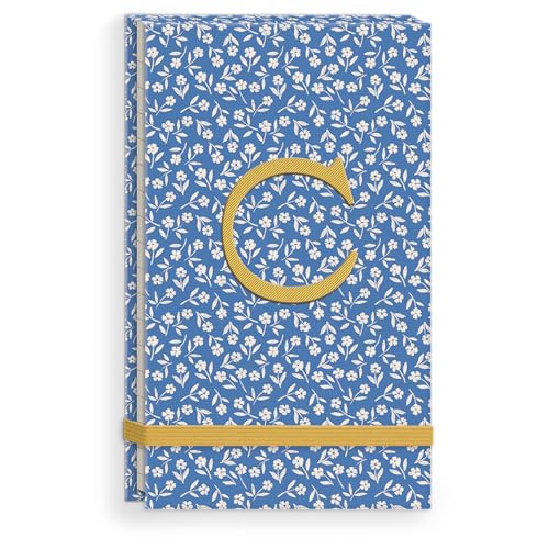 Porte-bloc-notes brodé Lady Jayne motif floral avec carnet ligné 80 pages