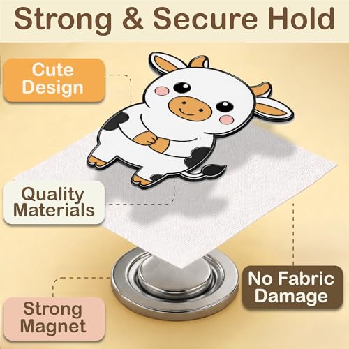 Image of Kraftex Magnetic Needle Minder. Needleminder for Embroidery & Sewing. Cute Needlepoint Accessories. Magnetic Needle Holder for Cross Stitch. Cute Magnet Pin Gift