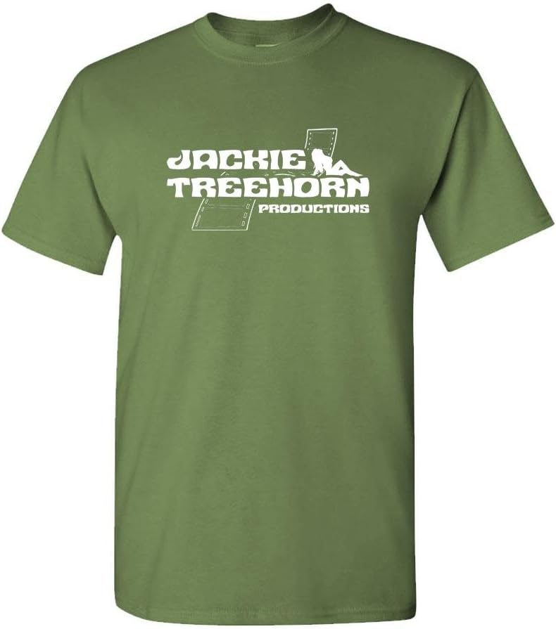 The Goozler Jackie Treehorn Productions - Movie Parody - Mens Cotton T-Shirt