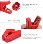 DXNQ EC-5 Replacement Car Portable Battery Jump Starter Smart Cable, Protective Car Emergency Jumper Cables for 12V Car Jump Starter, Conductive EC5 Connector Replacement Alligator Clip