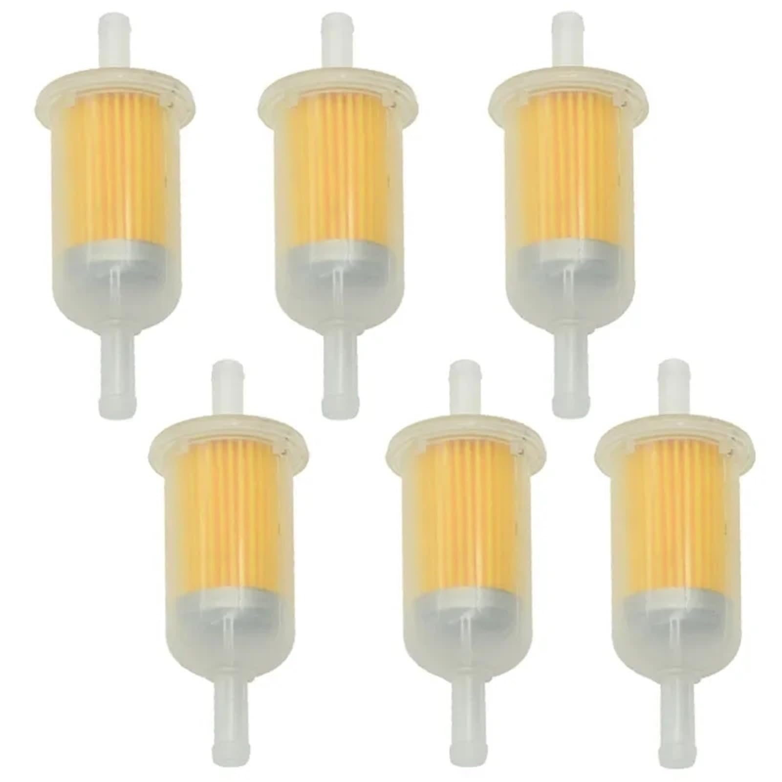 Filtr olejowy Przewody benzynowe samochodu Wszechstronny wbudowany filtr paliwa gazowego do małych akcesoriów 1-6 szt. 6 MM-8 MM(6pcs)
