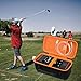 BOVKE Carrying Case for Bushnell Golf Wingman HD GPS Speaker, Portable Golf GPS Speaker Travel Storage Holder, Golfs Cart Bluetooth Speaker Bag Organizer for Charging Cable and Accessories, Black