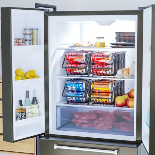 Stackable-Soda-Can-Organizer-Rack-Stacking-Can-Dispensers-Refrigerator-Organizer-Bins-Pop-Soda-Dispenser-Canned-For-Fridge-Freezer-Kitchen-Cabinets-Black-6