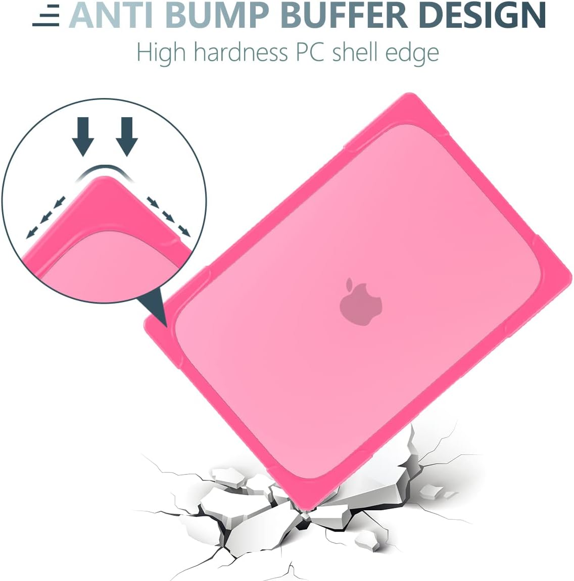 TWOLSKOO for MacBook Pro 16 Case 2024 2023 2021 M3 A2991 M2 A2780 M1 A2485 Pro Max Chip, Heavy Duty Rugged Shockproof Hard Shell Dual Layer Protective Cover with Fold Kickstand, Pink
