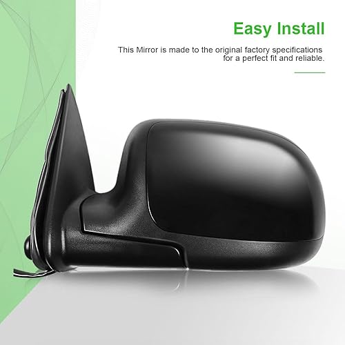 Miniatura 3 de SCITOO Espejo de visión lateral del conductor para Chevy Avalanche 1500 2500 2000-2002 para Chevy Suburban 1500 2500 para Chevy Tahoe para GMC Yukon