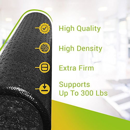 BodyHealt High Density Foam Roller - Half Foam Roller, Foam Roller for Pysical Therapy & Exercise. Density Foam Roller, Foam Rollers for Muscles Deep Tissue. Foam Roller, Half Round Foam Roller - 6X18 - Thumbnail 2