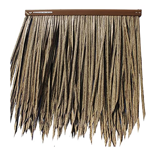 Techo de paja artificial decorativo de plástico PE para techos de palma, 10 piezas. 2