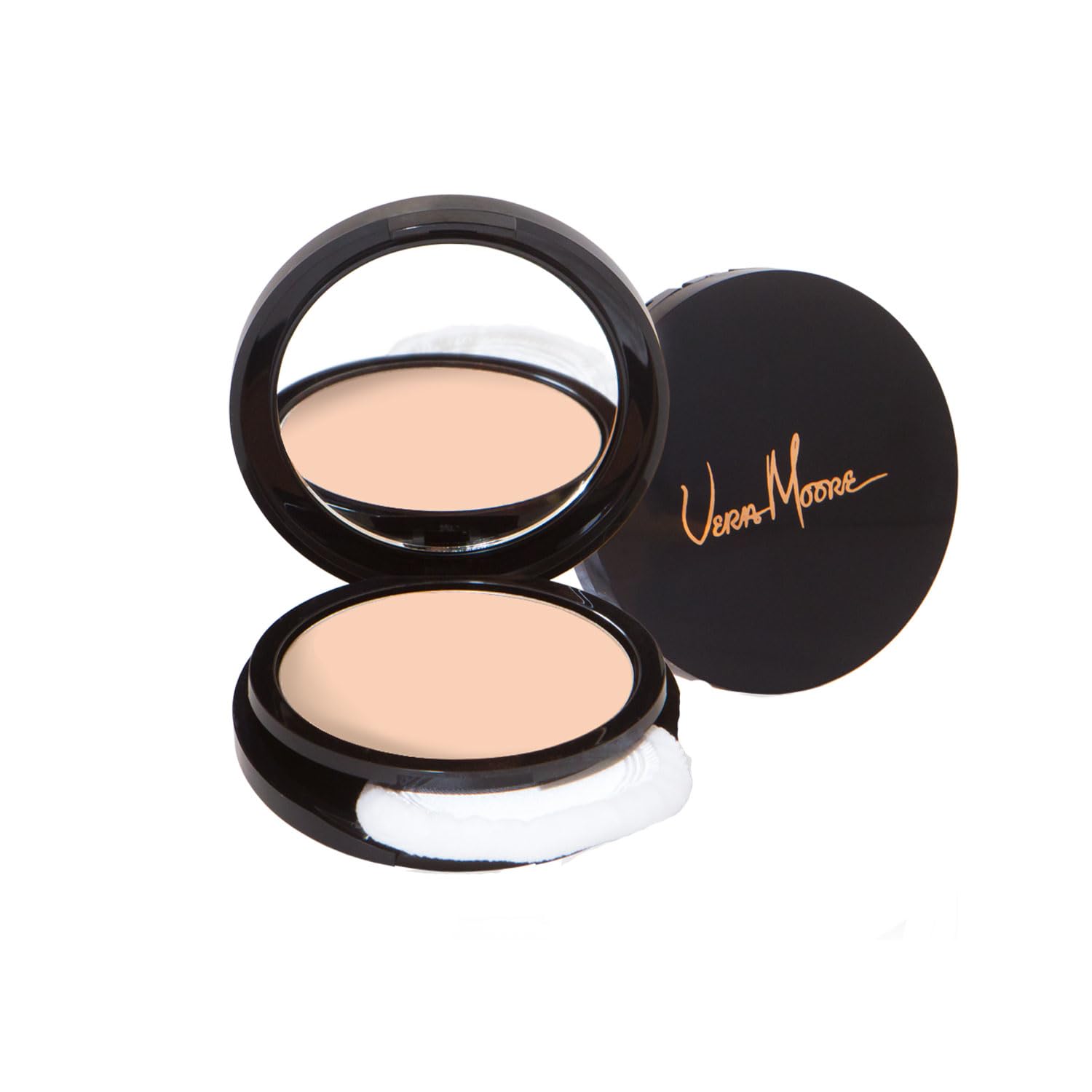 Vera Moore Matte Pressed Powder, Makeup Setting Compact Powder, Face Powder for Full Coverage with Flawless Finish, Shine, Matte Finish for All Skin