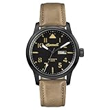 ingersoll bison no.71 mens watch Rostfreier Stahl Ingersoll Herren Analog Automatik Uhr mit Leder Armband I01302