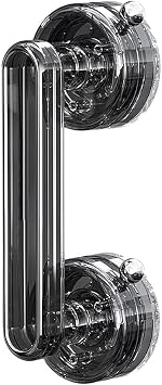 Suction Cup Handle Suitable for Various bathrooms, Kitchens, Showers, Sliding Glass Doors, cabinets, Drawers Black