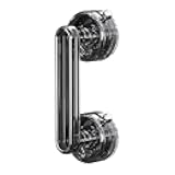 YIDELAI Suction Cup Handle Suitable for Various bathrooms, Kitchens, Showers, Sliding Glass Doors, cabinets, Drawers (Black)