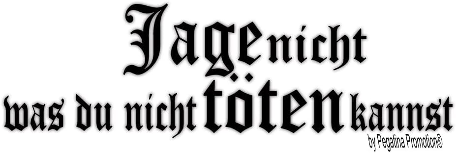 Jage Nicht Was Du Nicht Töten Kannst Zitat Auto Aufkleber Spruch Jage Nicht was Du Nicht töten Kannst ca. 75x20cm