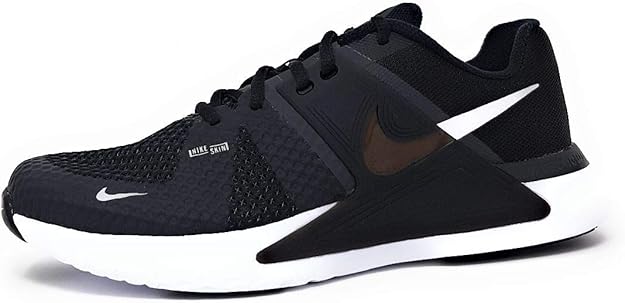 nike training renew fusion trainers in white and pink