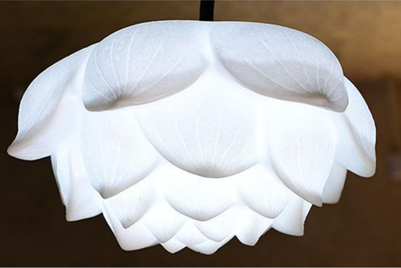 Współczesna lampa wisząca Lotus Chińska kreatywność retro Salon Restauracja Sypialnia Willa Hotel SchodyTearoom Bar Dekoracja LED Żyrandol (Białe 8 świateł)