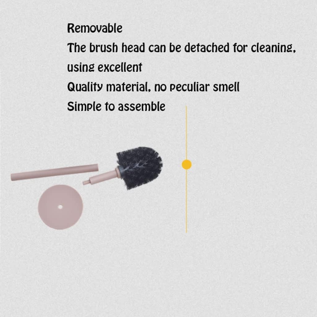 Toilet Brush Holder Toilet Bowl Brush Toilet Brush Plastic Toilet Bowl Brush Set Toilet Brush And Holder Toilet Brushes For Bathroom Bathroom Brush Cleaning Brush Toilet Brush and Holder ( Color : Bro