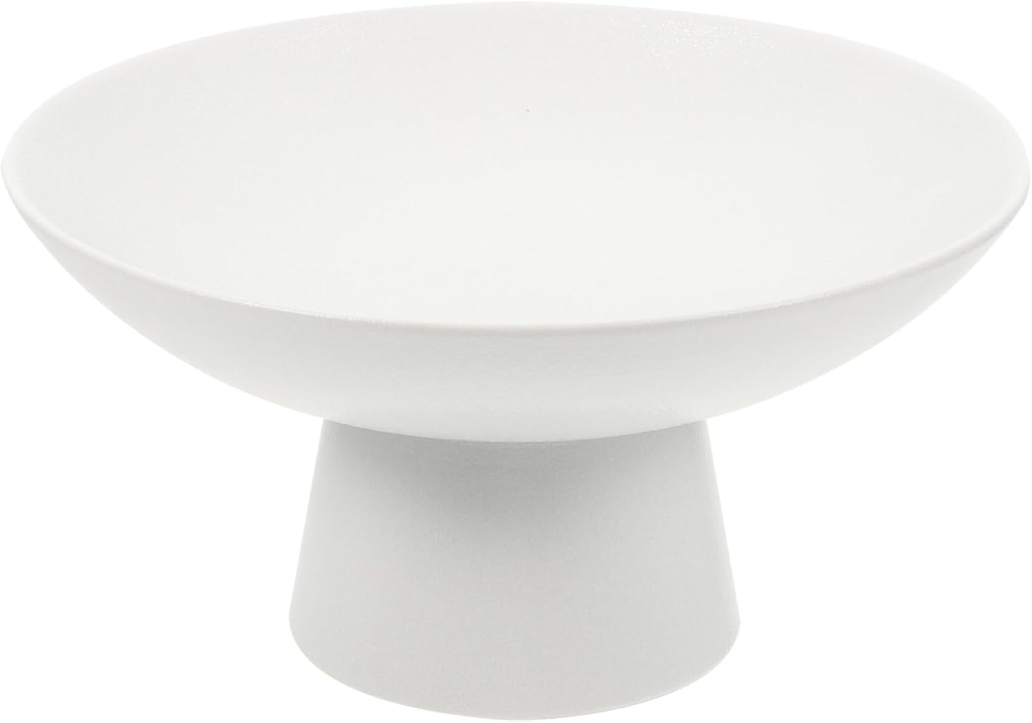 Yardwe Ceramic Fruit Bowl Pedestal 5.90 Inch Tall Footed Tray for Kitchen Counter Dessert Snack Serving Stand Decorative Food Tray
