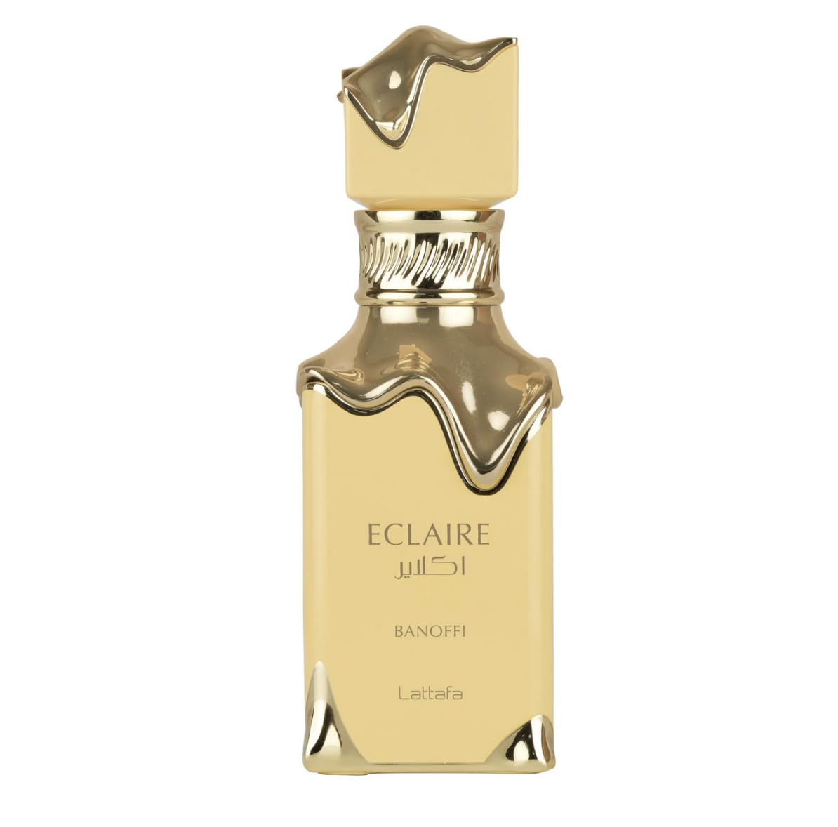 Lattafa Eclaire Banoffi Eau de Parfum, arabisches Parfüm unisex, langanhaltend mit wiederaufladbarem Zerstäuber, sanftes und cremiges Parfüm mit Banane, Vanille und Praliné (Eclaire Banoffi) 100 ml