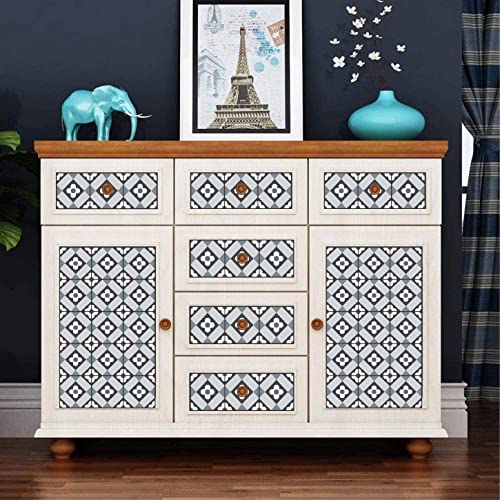 Image of Wall Tiles Stickers for Kitchen Moroccan Waterproof Wall Stickers for Bathroom | Bedroom | Living Room | Wall Floor | Stairs & Home Decor (Pack of 36 Pic) (6x6 Inch, Desgin A7)