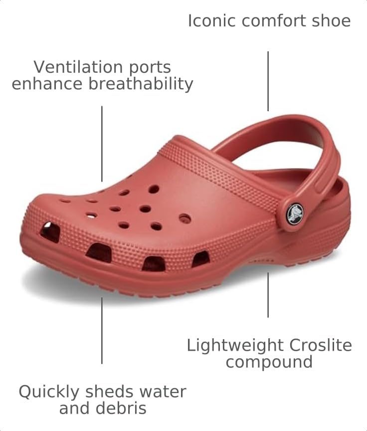 Image of Crocs Unisex-Adult Classic Clog, Clogs for Women and Men