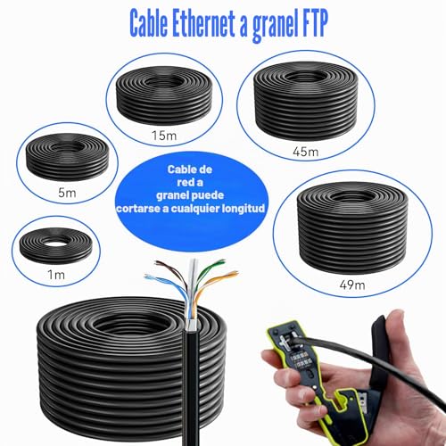 Cable Ethernet Cat 6 contra interferencias y cortes de internet en tiradas de 30m 2