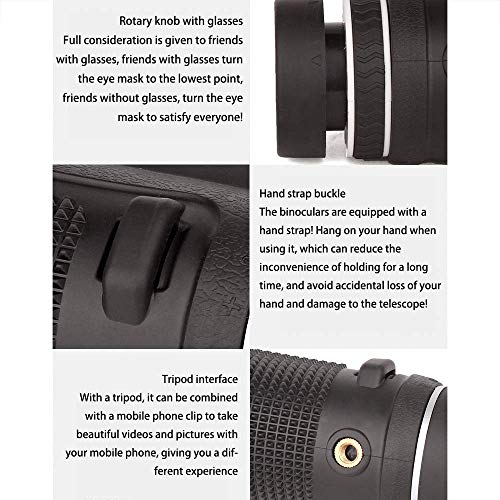 Telescopio monocular 8x50 con lente BAK4 y adaptador 5