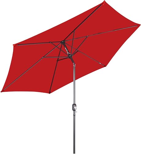 Parasol droit 300 cm à manivelle, inclinable, anti-UV Angel Living