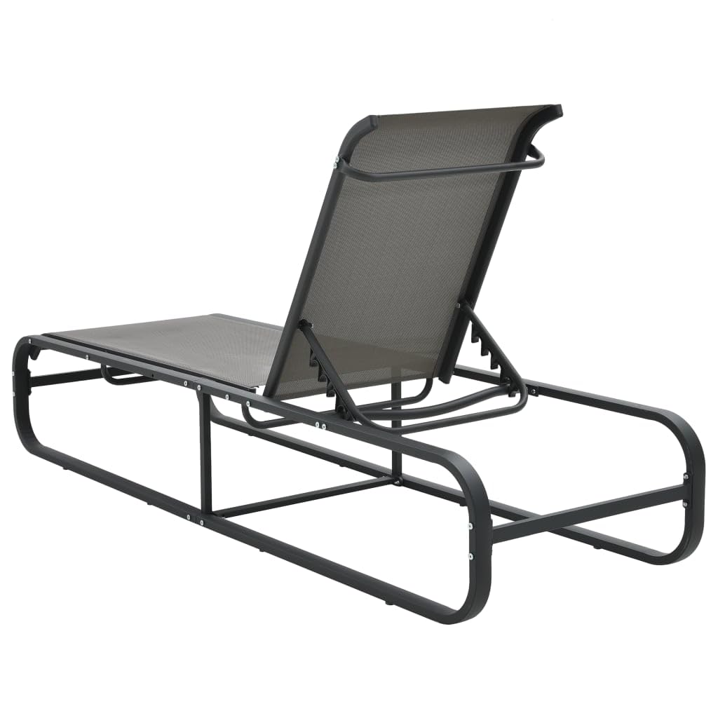 Leżak do opalania, leżak plażowy, leżak ogrodowy, leżak do opalania, aluminium i tekstyliów, do ogrodu, basenu, tarasu