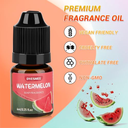 Aceite Aromático para Jabón, 16 x 6 ml de Aceite Aromático para Hacer Jabón, Juego de Aceites Aromáticos Líquidos para Bombas de Baño Caseras, Slime, Velas, Lociones, Cosméticos y Aromas para el Hogar - imagen 6