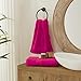 COZYART Hot Pink Bath Towel Set, Turkish Cotton Hotel Large Towel Bulk for Bathroom, Thick Bathroom Sets of 6 with 2 Bath Towels, 2 Hand Towels, 2 Washcloths, 650 GSM