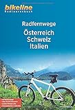 RadFernWege Österreich, Schweiz, Italien: 60 Radfernwege, 20.000 km, 1:500.000 (Bikeline Radtourenbücher)