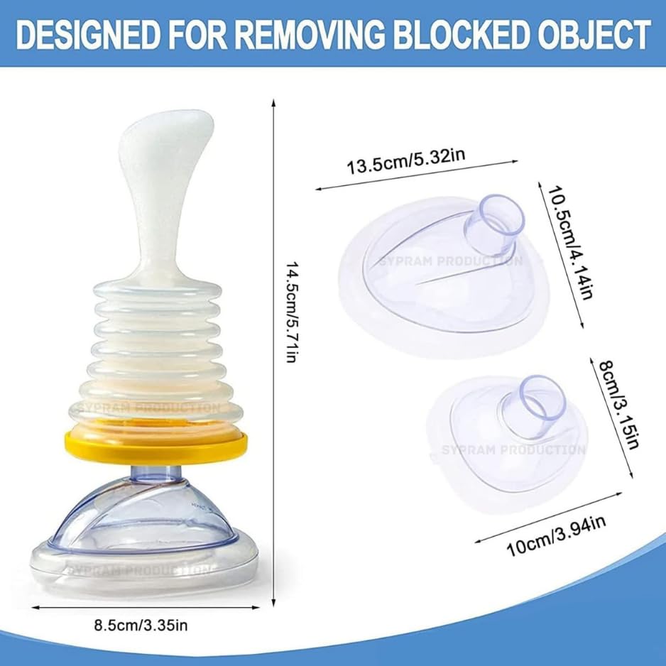 Automatic Choking Rescue Device for Kids and Adults,Rescue Device Home, Anti Choking Device for Kids and Adults, Kit for Adults and Children, Plastic,Choking Device (small Choking) - Image 8 thumbnail