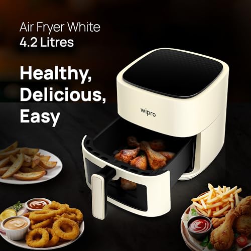 wipro Store Wipro Elato CAF 201 4.2L Digital Air Fryer White - Image 3