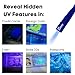 Dri Mark BioGuard Dual Test Counterfeit Money Detector Pen, UV Light Head Bonus Pack (6 Pack Dual Test)