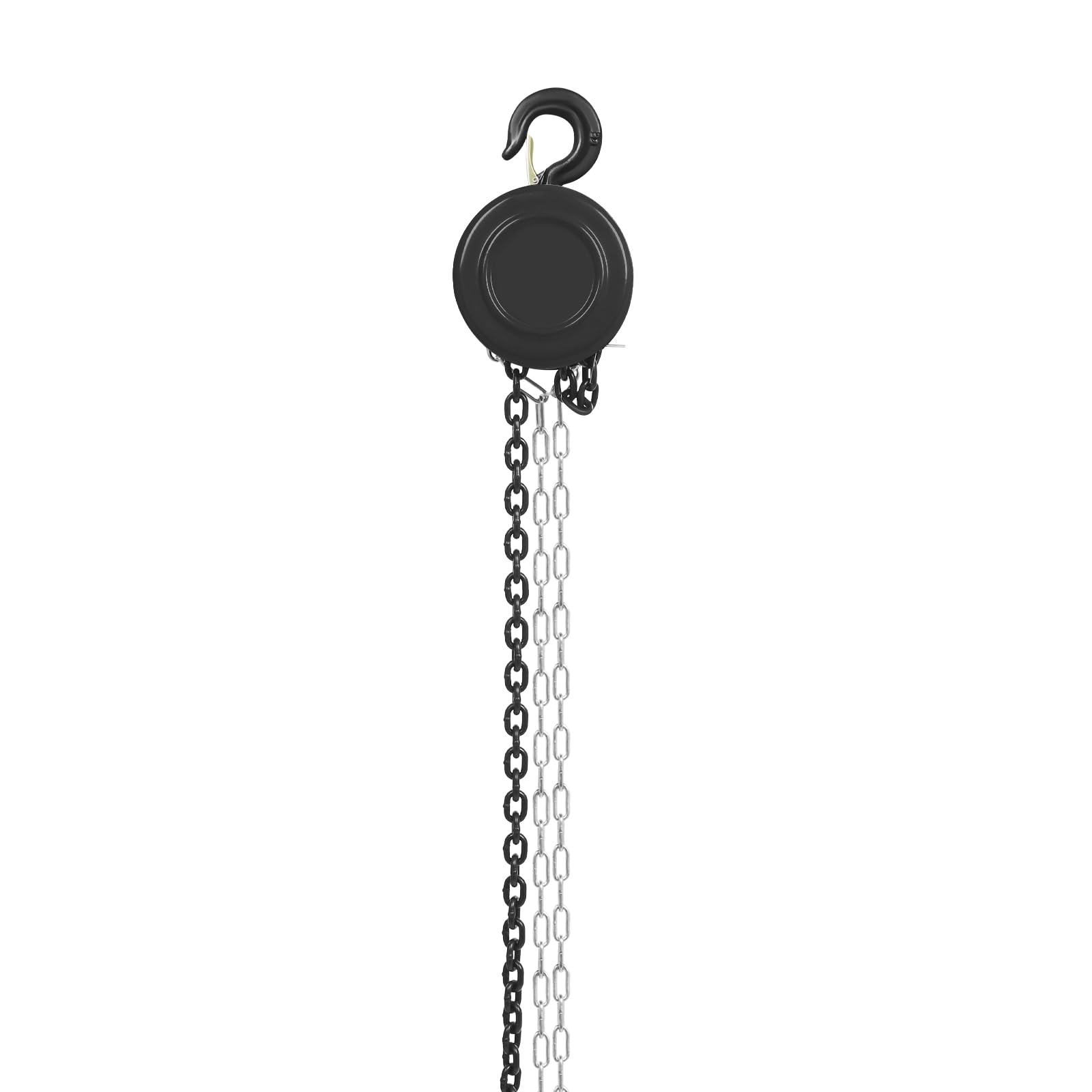 Paranco per bottiglie a catena 1T con gancio girevole a 360°, 2,9 m, per trasporto, fabbriche, magazzini, portata 1000 kg