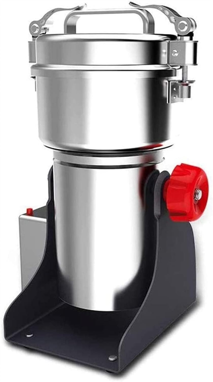 電動穀物グラインダー 800g 食品グレードステンレススチール製 穀物とスパイス用 強力な粉砕機 ミル