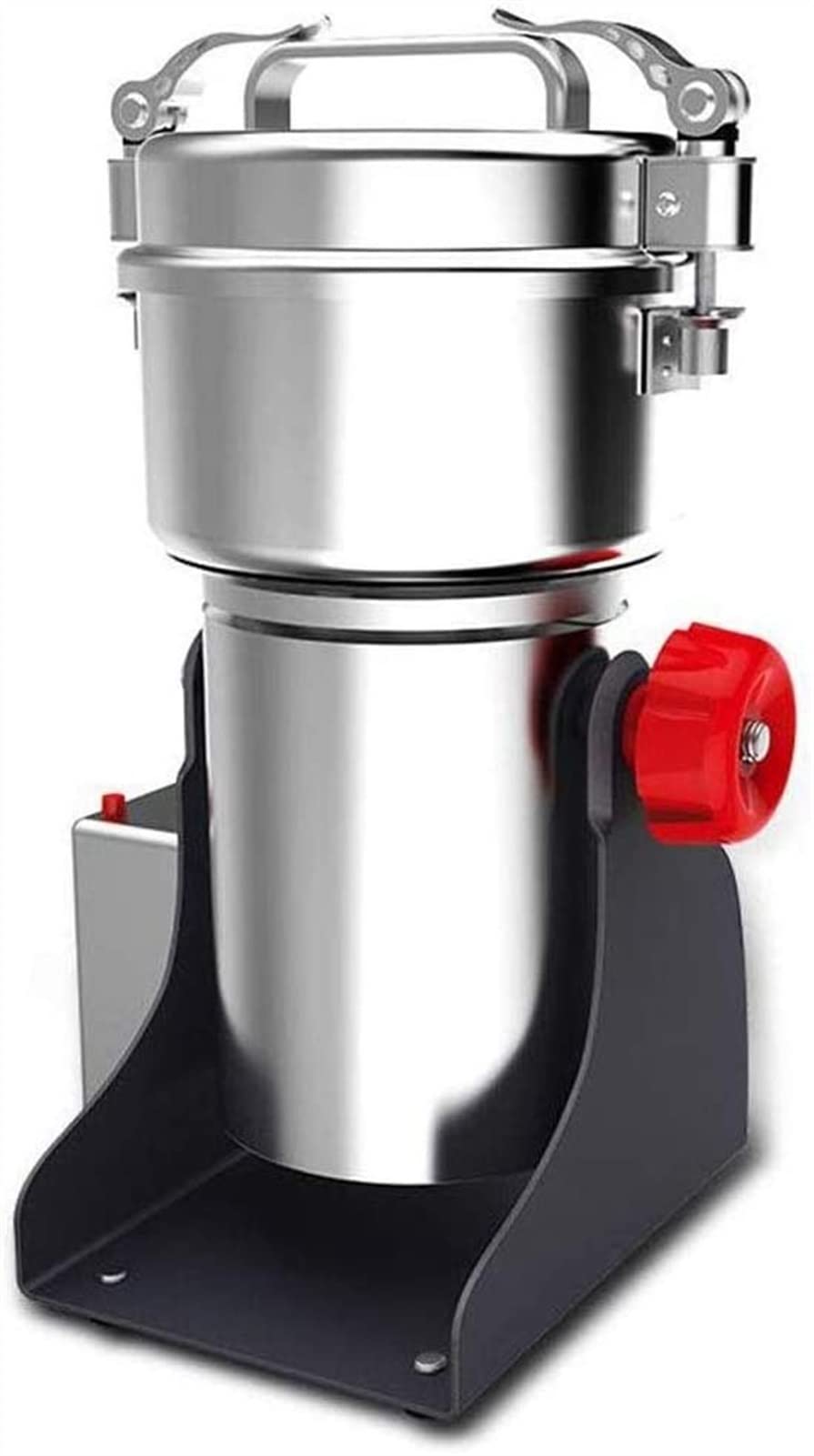 Electric Grain Grinder Grain Mills,Electric Grain Grinder 800g Food Grade Stainless Steel Mill Powder Machine 1400W 70-300 Mesh for Kitchen Herb Spice Pepper Coffee