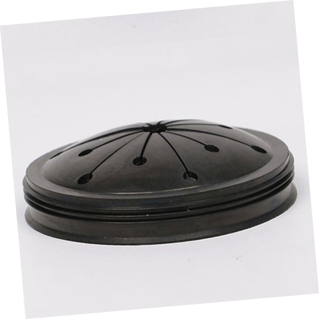 2pcs Kitchen Sink Drain Splash Guard for Garbage Disposal Easy to Clean Install Noise Reduction Waste Containment Black Sink Baffle for Cleaner Cooking Environment