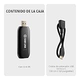 Elgato Cam Link 4K - Tarjeta de captura externa para DSLR y videocámara, ActionCam como cámara web, reunión/transmisión/grabación en 1080p60 o 4K30/4K60, fácil conexión para OBS/Zoom/Discord - HDMI a